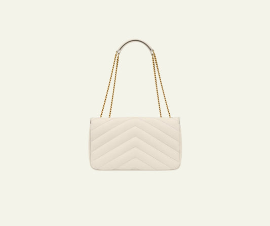 Saint Laurent Loulou Medium Matelassé Lambskin