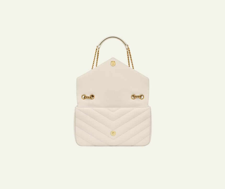 Saint Laurent Loulou Medium Matelassé Lambskin