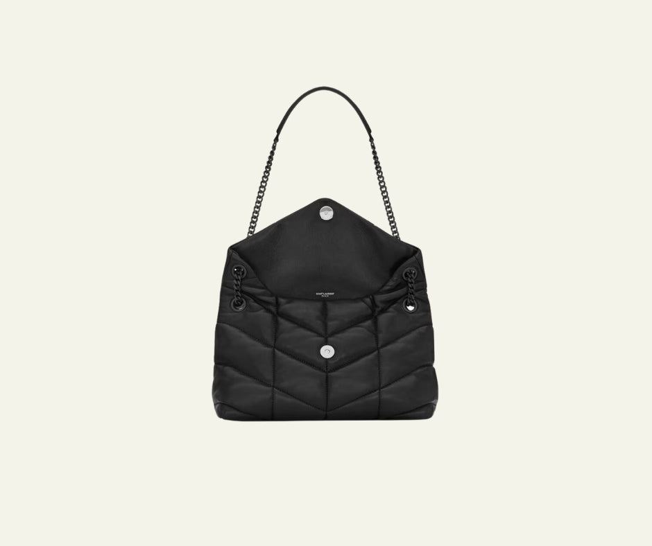 Saint Laurent Puffer Small Quilted Leather Shoulder